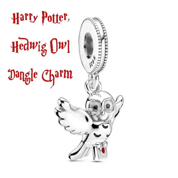 BOGO! Bundle to get the discount!! 925 Silver Hedwig Dangle Charm - Picture 1 of 4